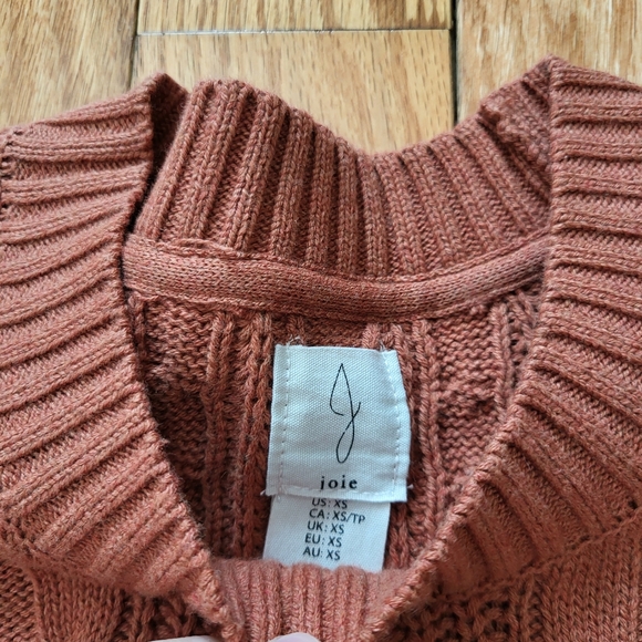 NWT Joie Cable Knit Sweater Vest - Picture 3 of 6